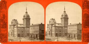 Bibb County Courthouse view of Mulberry  2nd circa 1876   DPLA   23a06adbe997a48c514b80ac033d9ded